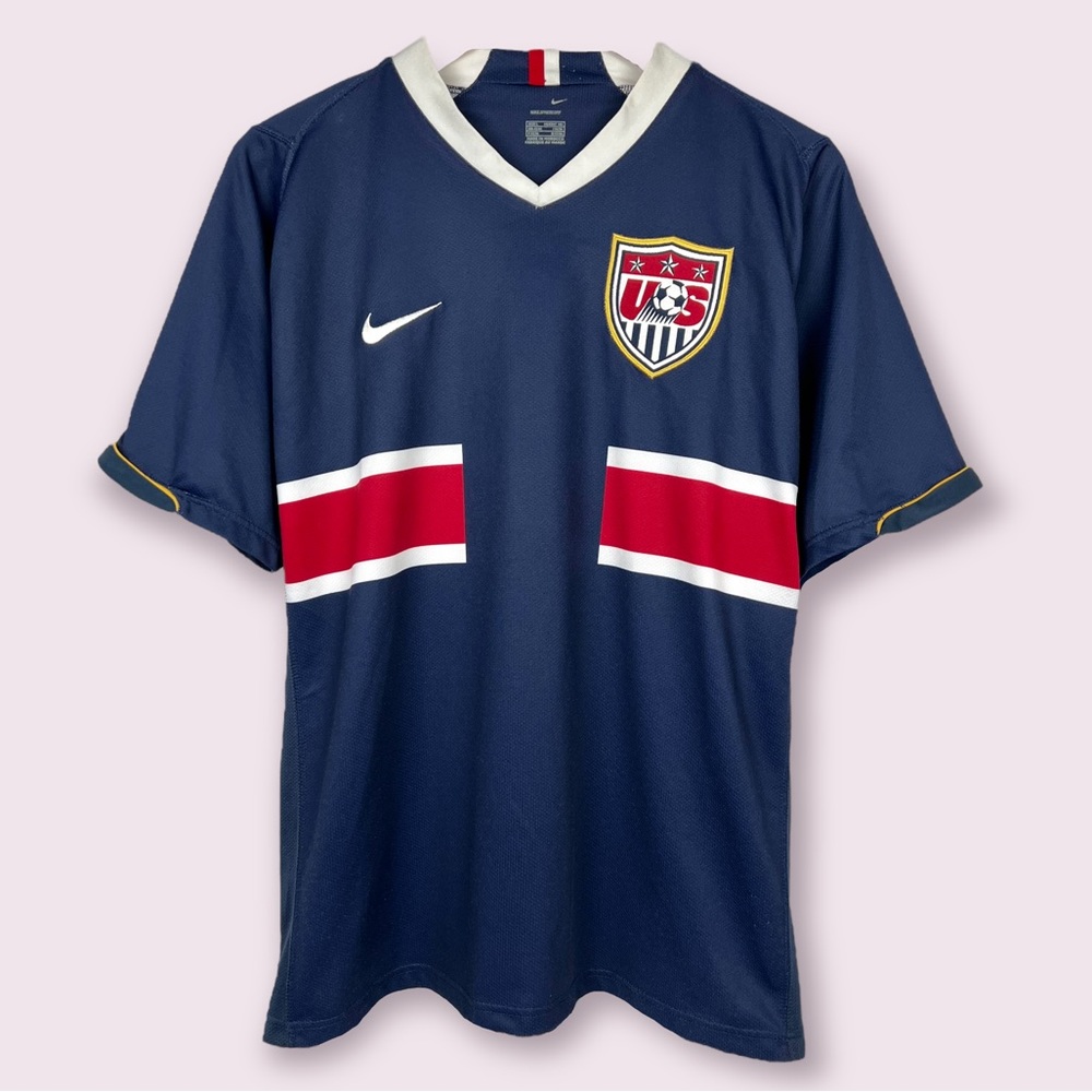 2006 Nike US Soccer Team World Cup Away Jersey Men’s L Sphere Dry Vintage USMNT - Picture 1 of 8